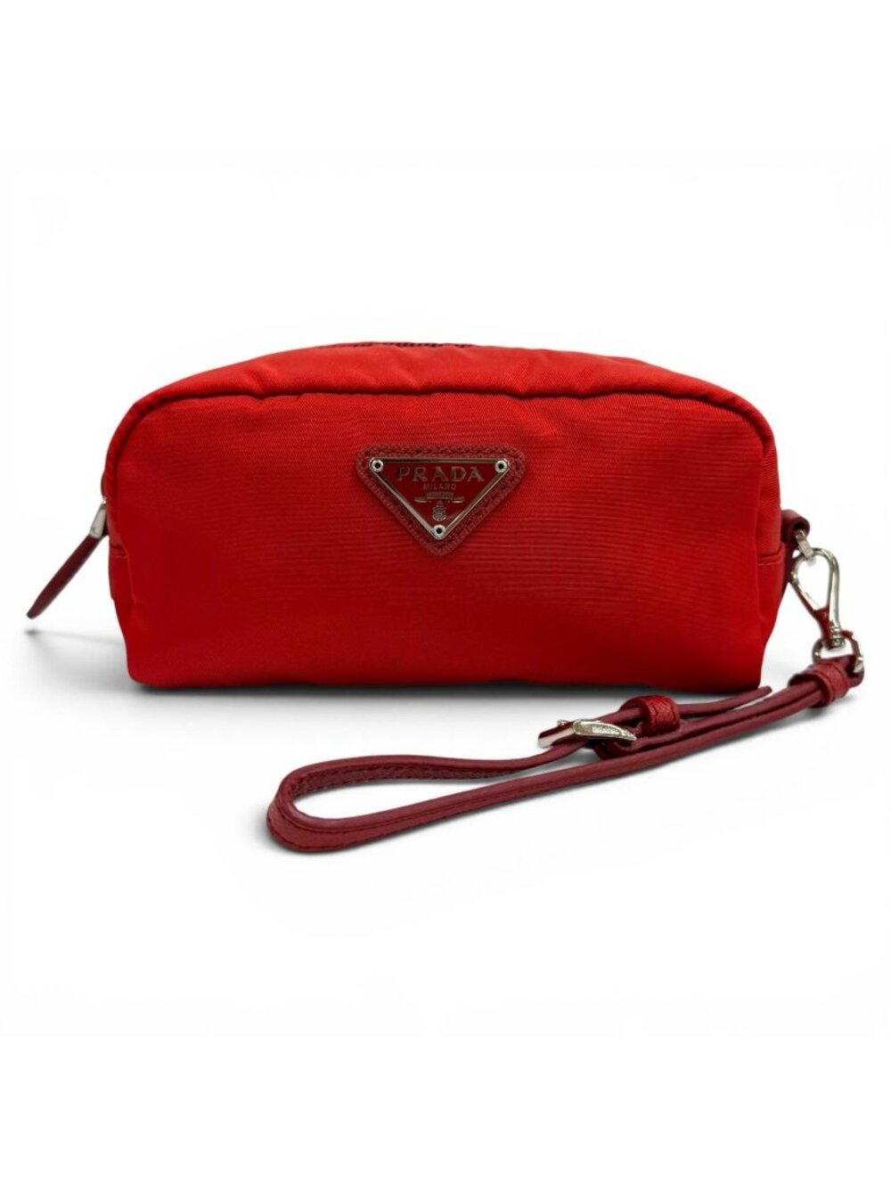 Prada Re-Nylon Mini Pouch Rosso Makeup